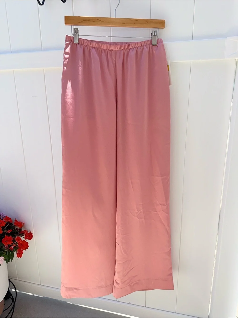 Mid-Rise Satin Pull-On Pants from A New Day